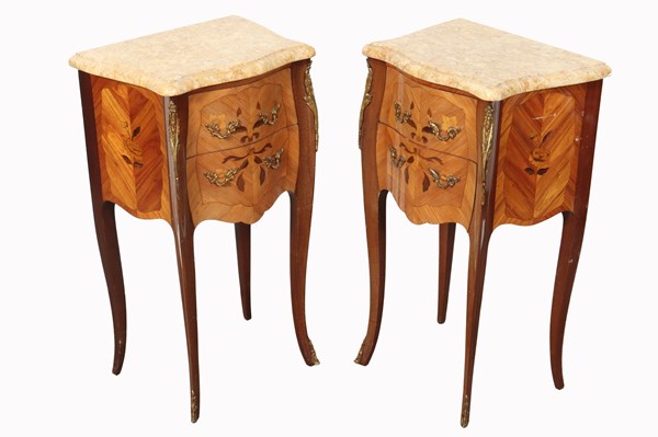 Lot 97 - PAIR OF BEDSIDE DRAWERS