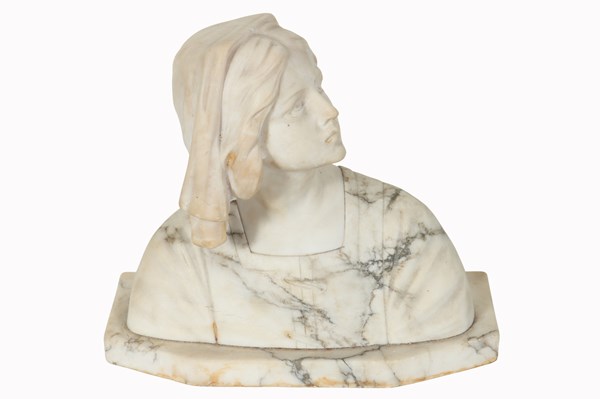 Lot 10 - MARBLE BUST