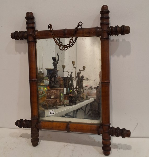 Lot 1157 - BAMBOO MIRROR
