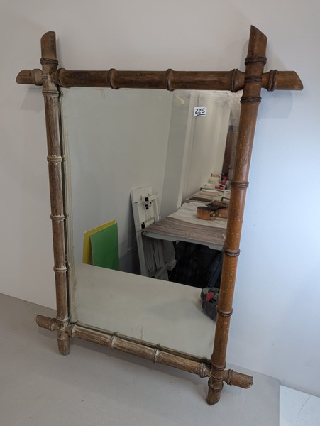 Lot 1185 - BAMBOO MIRROR