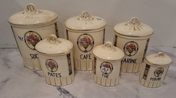 Lot 1216 - SPICES JARS