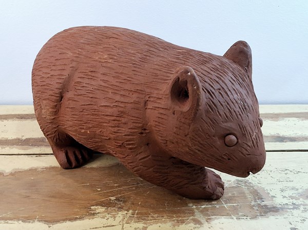 Lot 201 - TERRACOTTA WOMBAT