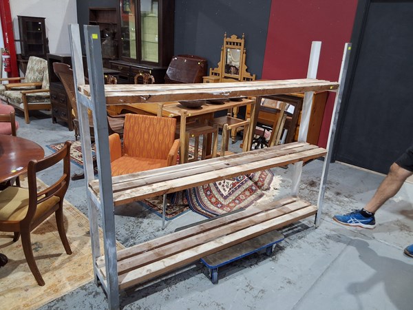 Lot 235 - WORKSHOP SHELVING