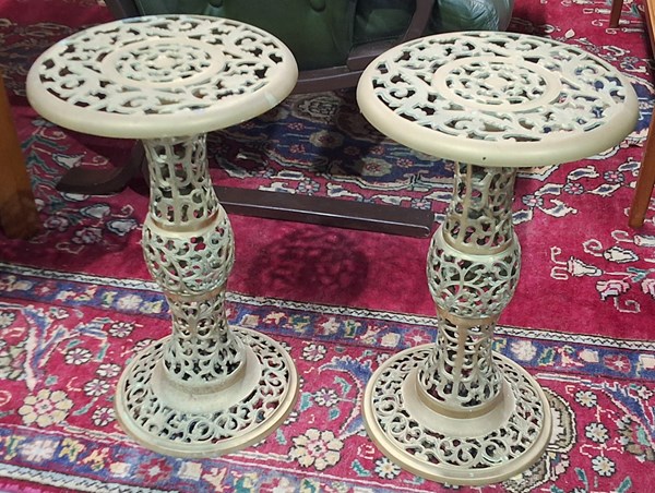 Lot 41 - BRASS PEDESTALS
