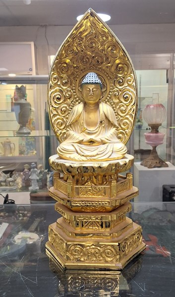 Lot 1171 - BUDDHA FIGURE