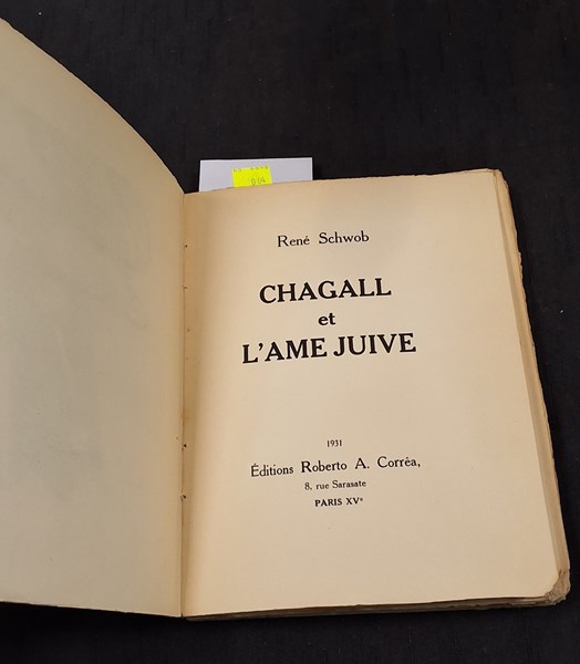 Lot 1122 - CHAGALL AND THE JEWISH SOUL