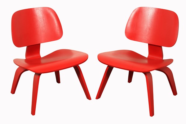 Lot 172 - PAIR OF LCW CHAIRS