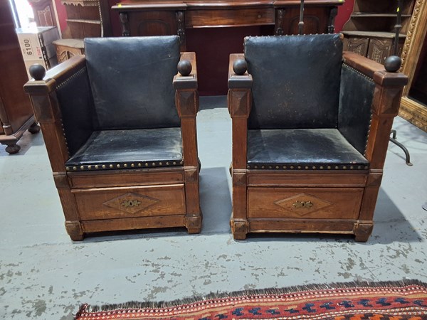 Lot 148 - HALL CHAIRS