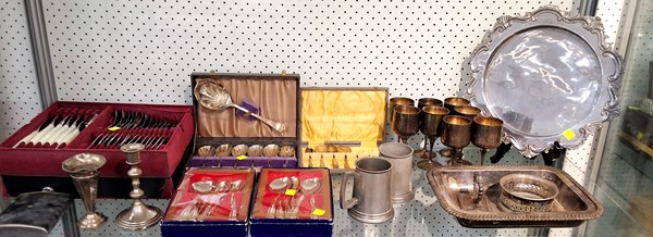 Lot 1286 - SILVERPLATE WARES