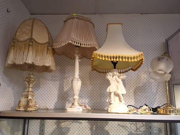 Lot 1330 - TABLE LAMPS