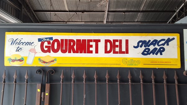 Lot 385 - SHOP ADVERTISING SIGN