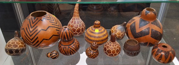 Lot 1247 - DECORATIVE GOURDS
