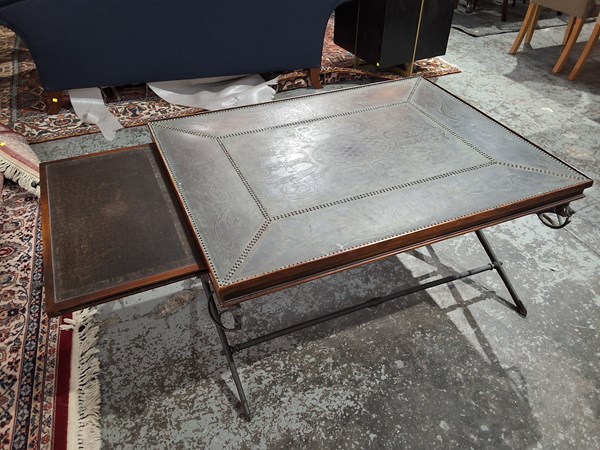 Lot 178 - CAMPAIGN COFFE TABLE