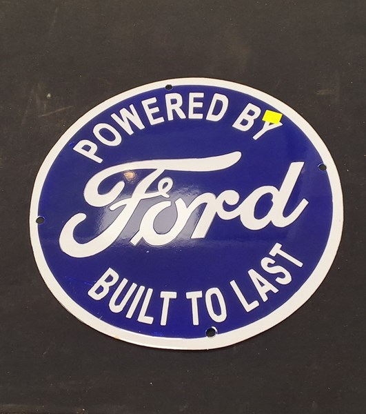 Lot 1265 - VINTAGE STYLE ENAMEL SIGN