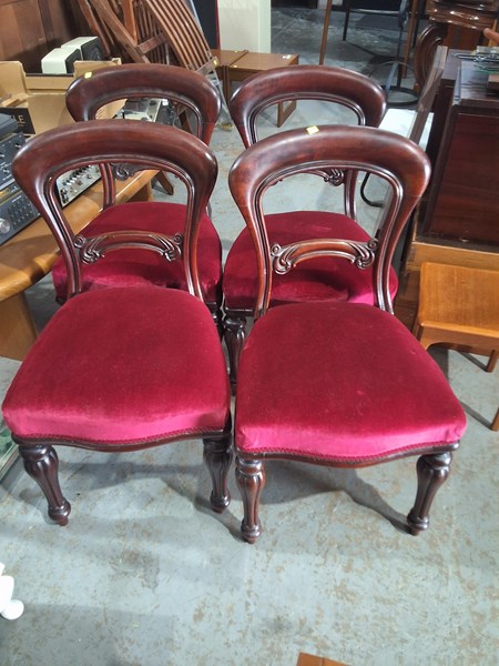 Lot 374 - DINING CHAIRS