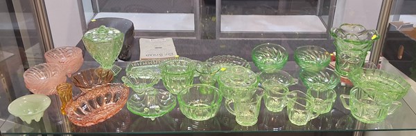 Lot 1222 - DEPRESSION GLASS