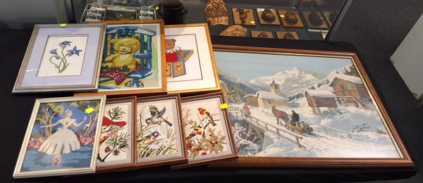 Lot 1443 - CROSS STITCHES