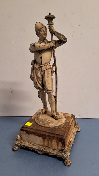 Lot 1360 - SOLDIER STATUE