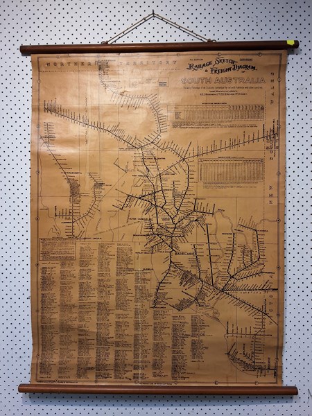 Lot 1093 - RAILWAYS MAP