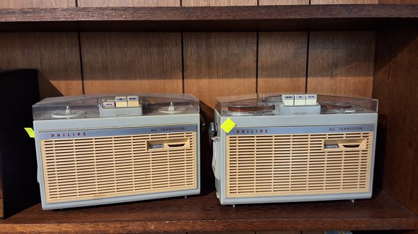 Lot 1345 - PHILIPS TAPE RECORDERS