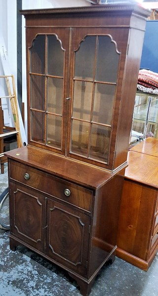 Lot 431 - BUREAU BOOKCASE