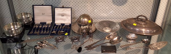Lot 1315 - SILVER FLATWARE
