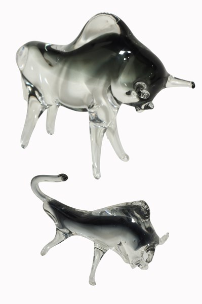 Lot 101 - GLASS FIGURES