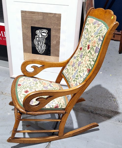 Lot 229 - ROCKING CHAIR