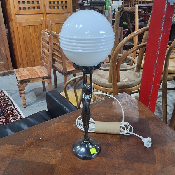Lot 460 - LADY LAMP