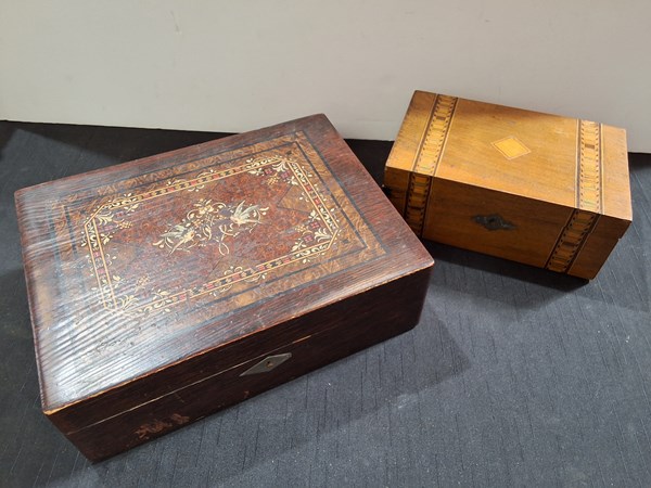 Lot 1182 - SEWING BOXES