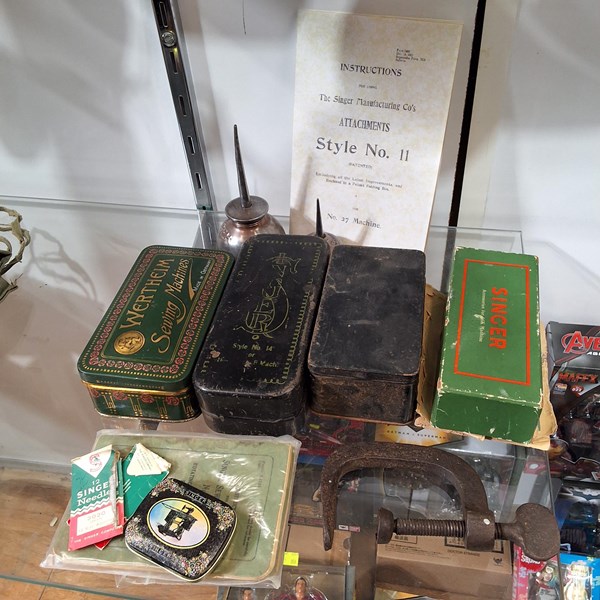 Lot 1178 - SEWING TINS
