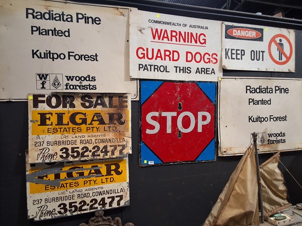 Lot 419 - VINTAGE SIGNAGE