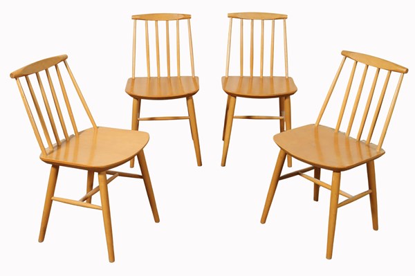Lot 78 - SET OF J77 DINING CHAIRS