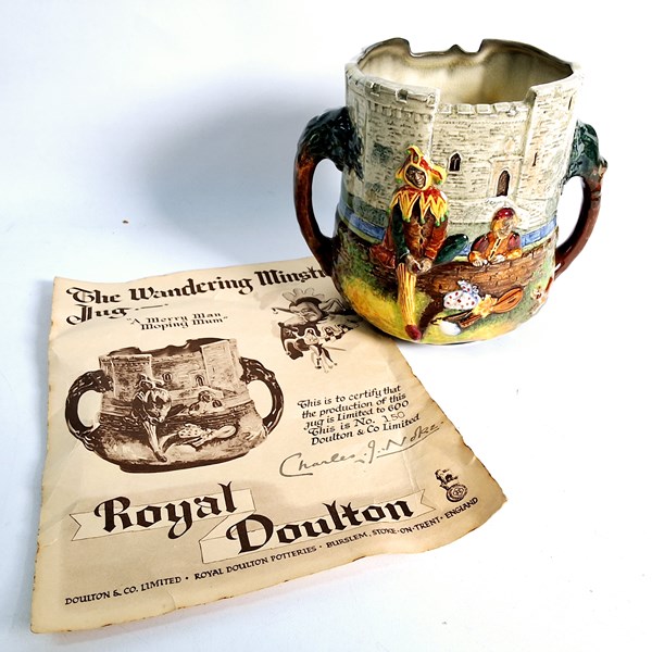 Lot 1220 - ROYAL DOULTON LOVING CUP