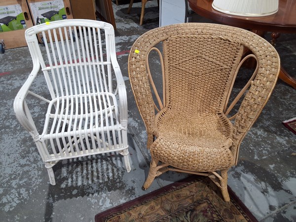 Lot 338 - CANE CHAIRS