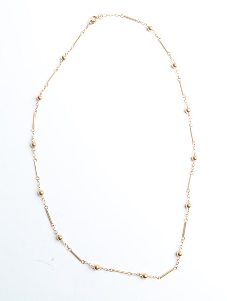 Lot 1011 - GOLD NECKLACE