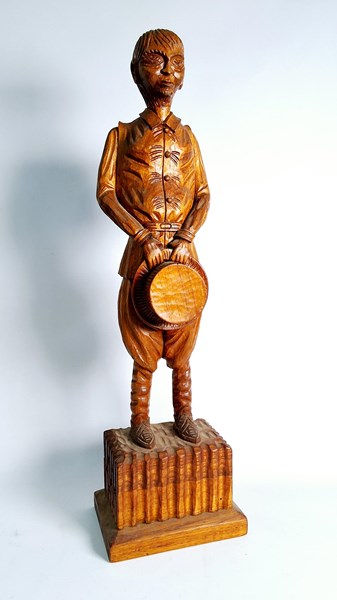 Lot 1430 - CARVED FIGURE