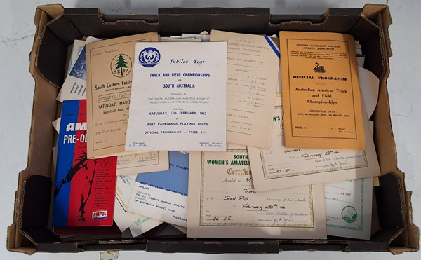 Lot 1327 - SPORTING EPHEMERA
