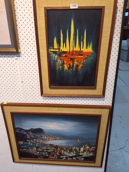 Lot 1156 - RETRO PAINTINGS