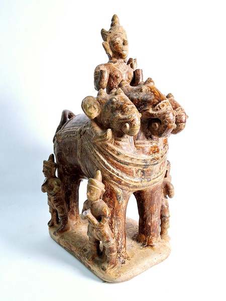 Lot 1310 - POTTERY FIGURE