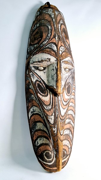 Lot 1410 - CARVED TIMBER MASK