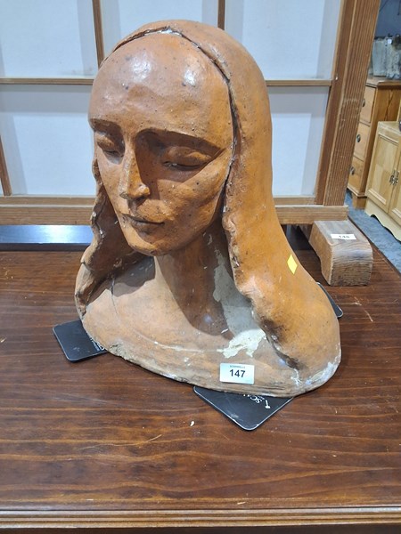 Lot 147 - EARTHENWARE SCULPTURE