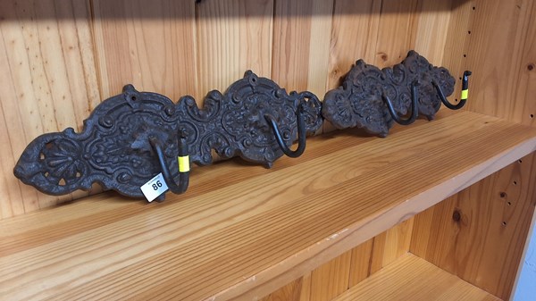 Lot 86 - COAT HOOKS