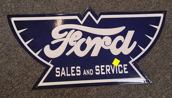Lot 1205 - VINTAGE STYLE ENAMEL SIGN