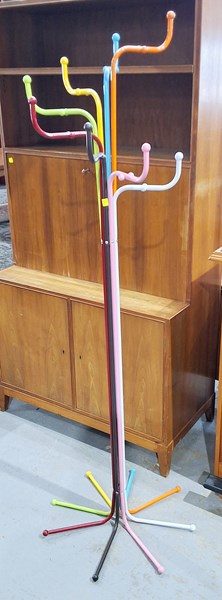 Lot 356 - POLYCHROME COAT RACK