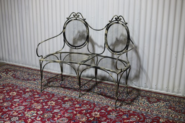 Lot 347 - IRON BENCH