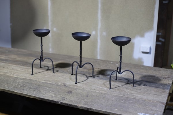 Lot 80 - CANDLE HOLDERS