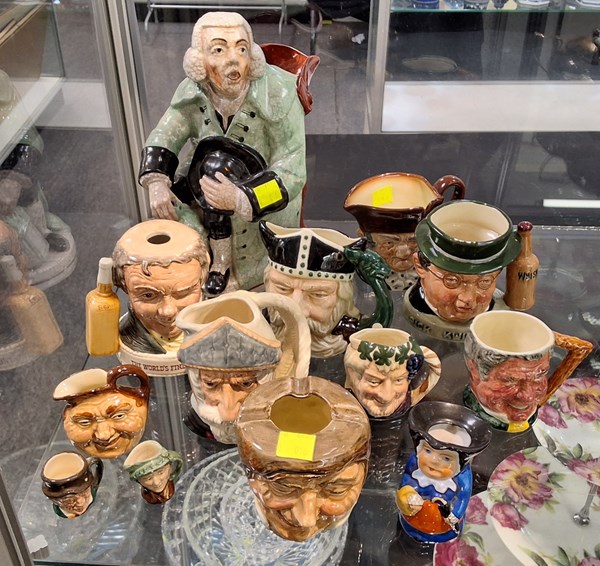 Lot 1365 - CHARACTER JUGS