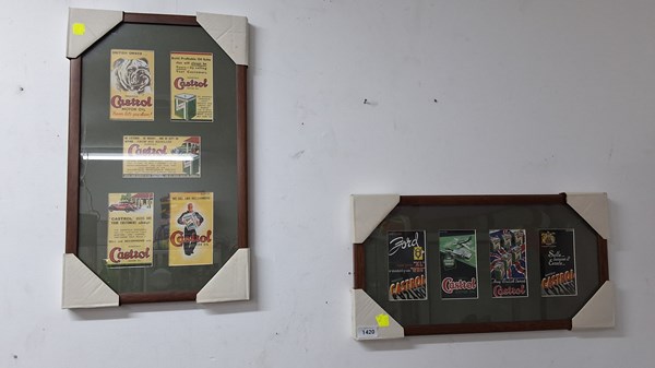 Lot 1420 - CASTROL BLOTTERS