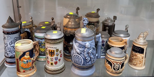 Lot 1416 - BEER STEINS